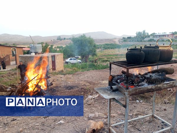 عزاداری دلسوختگان حسینی در روستای کرسگان