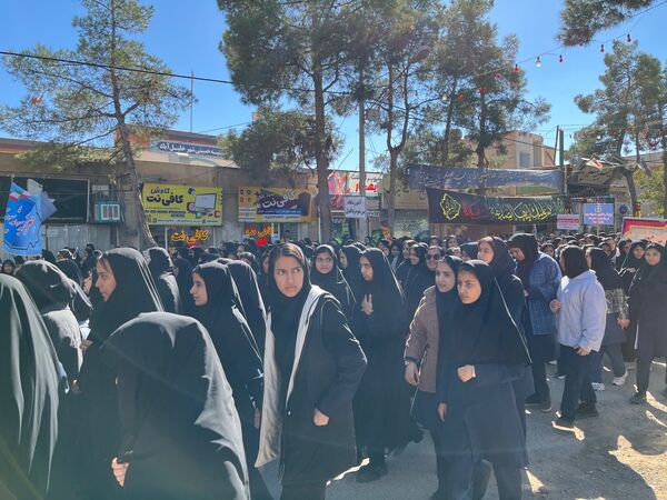 راهپیمایی سیزدهم آبان ماه در شهرستان خلیل آباد 