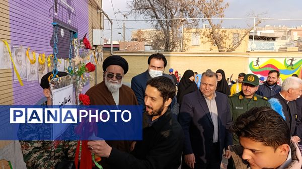 مراسم زنگ مقاومت در دبستان امیرمعزی 