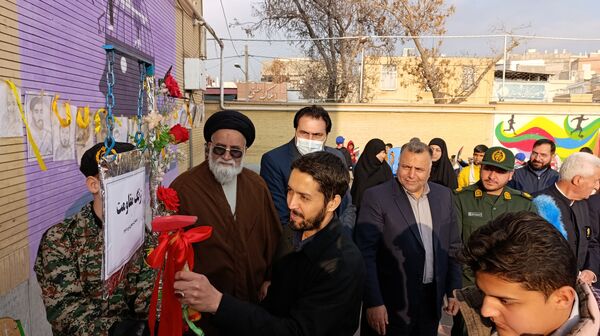 مراسم زنگ مقاومت در دبستان امیرمعزی 