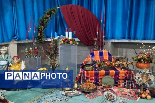 جشن یلدا دبیرستان رازی شیراز