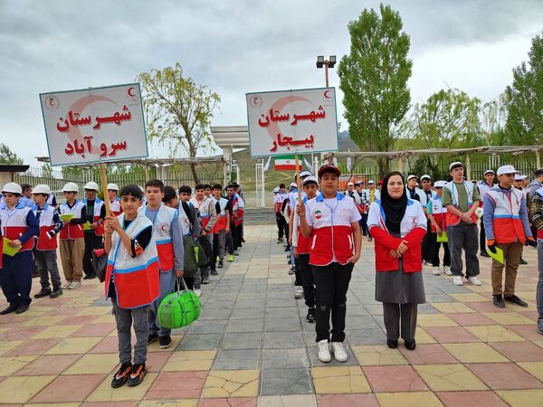 برگزاری دوازدهمین دوره المپیاد دادرس هلال احمر کردستان
