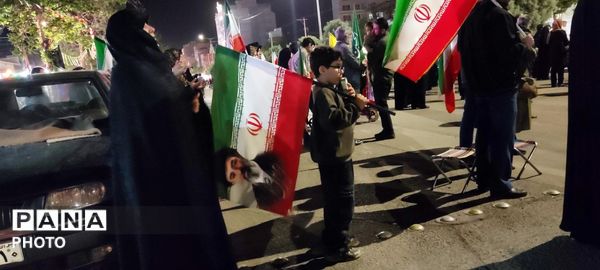 همایش عظیم وفاداری به وطن در بلوار فضل نیشابور