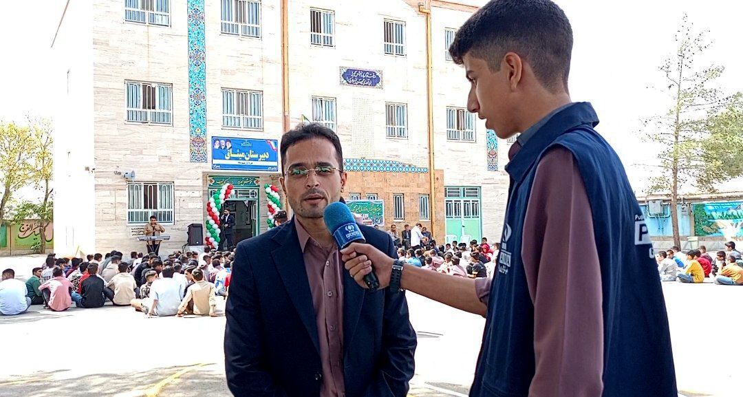 حدود ۷۰ درصد محیط دبیرستان میثاق بازسازی و بهسازی شده است