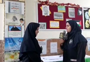 بیان احساسات دانش‌آموزان مدرسه صدیقه کبری(س) در خصوص شهادت سیدحسن نصرالله