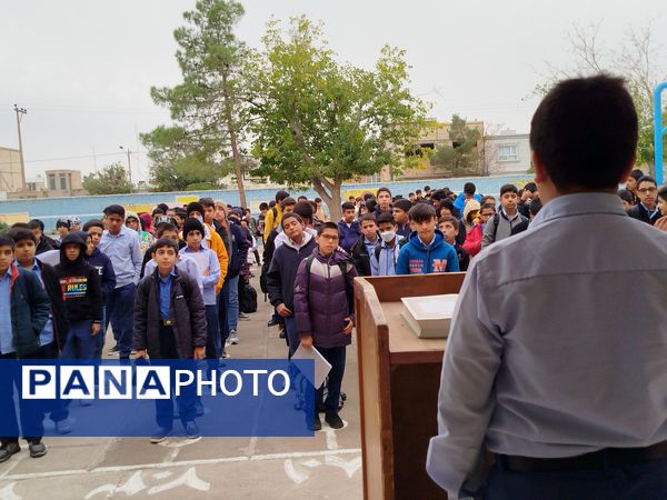 مراسم گرامیداشت هفته پدافند غیرعامل در کاشمر