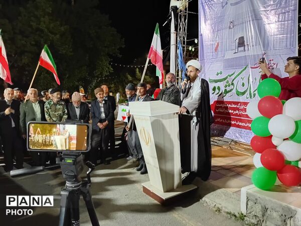 حضور مدیر کل خراسان شمالی در هفتاد و سومین شب از اجتماعات شبانه در شهر غلامان

