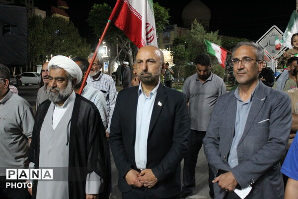 موکب دانش‌آموزی مدرسه الجواد در تجمعات شبانه شهر جوادآباد