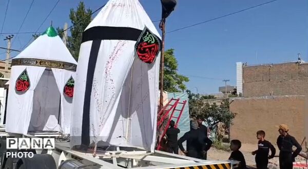 کاروان خودرویی خیمه گاه آل عبا در عزای سیدالشهدا(ع)