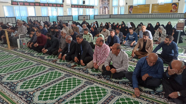 نماز عبادی سیاسی جمعه در شهرستان خلیل‌آباد