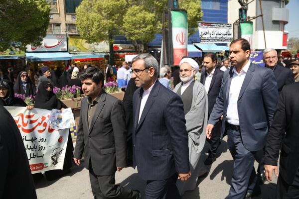 مشهد، حماسه‌ای به وسعت قدس؛ طنین فریاد مقاومت در خیابان‌ها