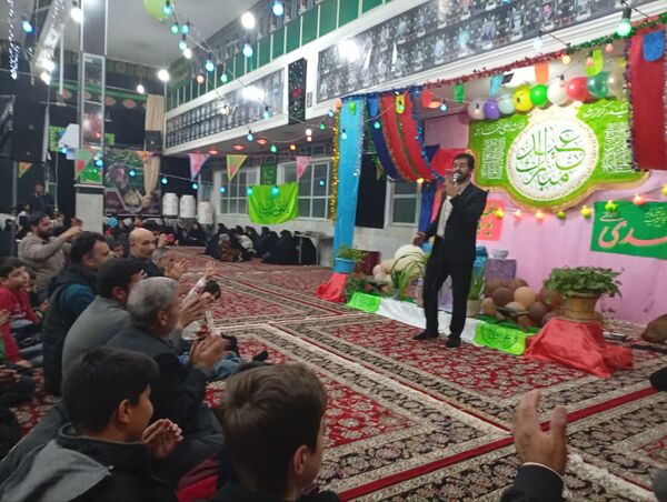 تکیه حسینی غرق در شادی علوی