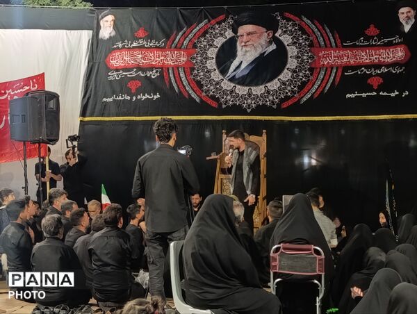 عزاداری گسترده در خیابان خرمشهر کاشمر همزمان با اجتماعات شبانه