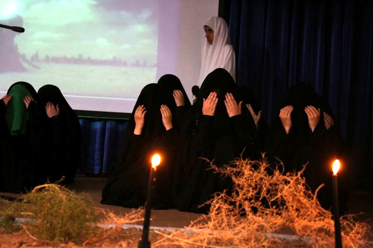 مراسم شهادت حضرت رقیه(س) در تبریز با حضور خانواده شهید حسین اجاقی