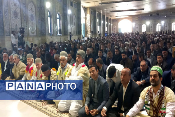 اقامه آخرین نماز جمعه ماه مبارک رمضان با حضور چشمگیر مردم یاسوج