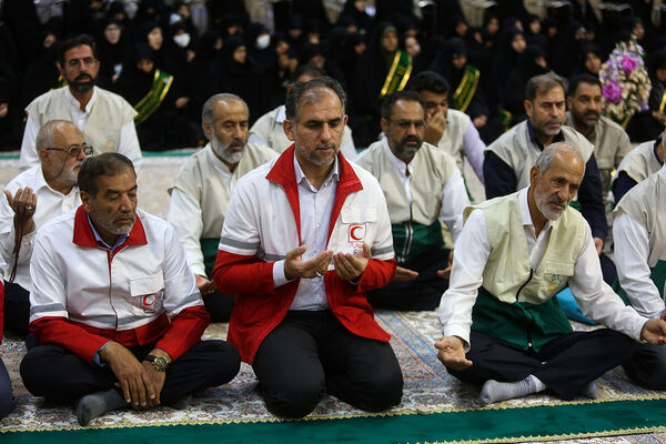 آیین خطبه خوانی خادمان حرم حضرت معصومه(س) به مناسبت روز قم