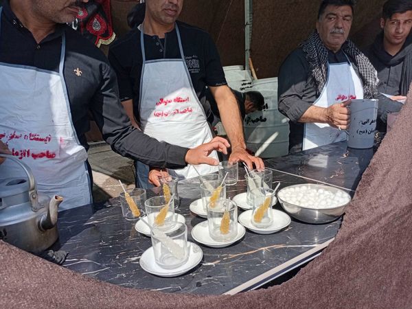 برپایی موکب اربعینی در خلیل آباد