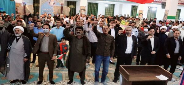 هم‌زمان با عطر فاطمی، فریاد استکبارستیزی در قلعه‌گنج طنین‌انداز شد