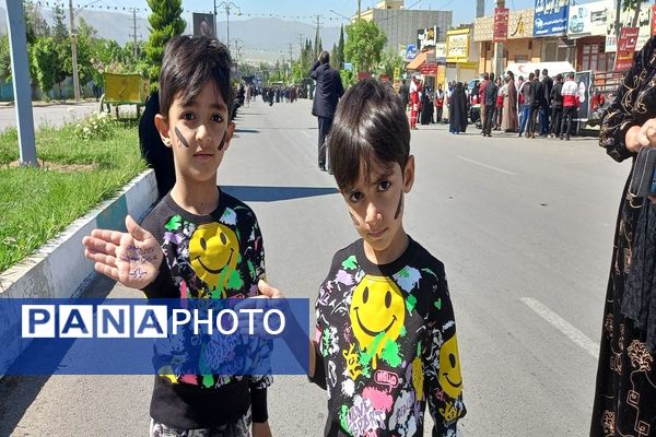 برگزاری مراسم عزاداری شهدای راه خدمت در یاسوج