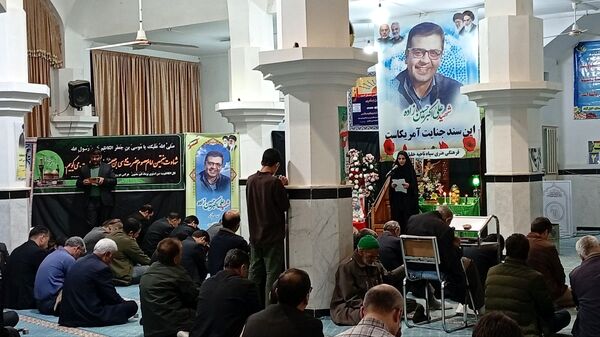 مراسم بزرگداشت شهید علی اکبر حسین زاده  در خلیل آباد