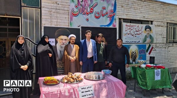 برپایی موکب غدیر کانون دانش‌آموزی شهید مدرس شهرستان سراب 