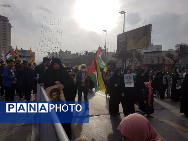 تشییع نمادین شهدای مقاومت درمشهد