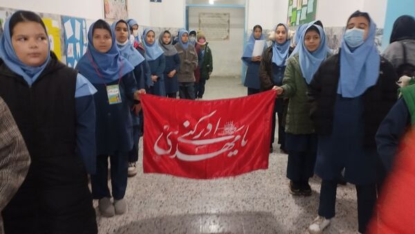 مراسم سه شنبه های مهدوی در  مدرسه فرهنگ خلیل آباد