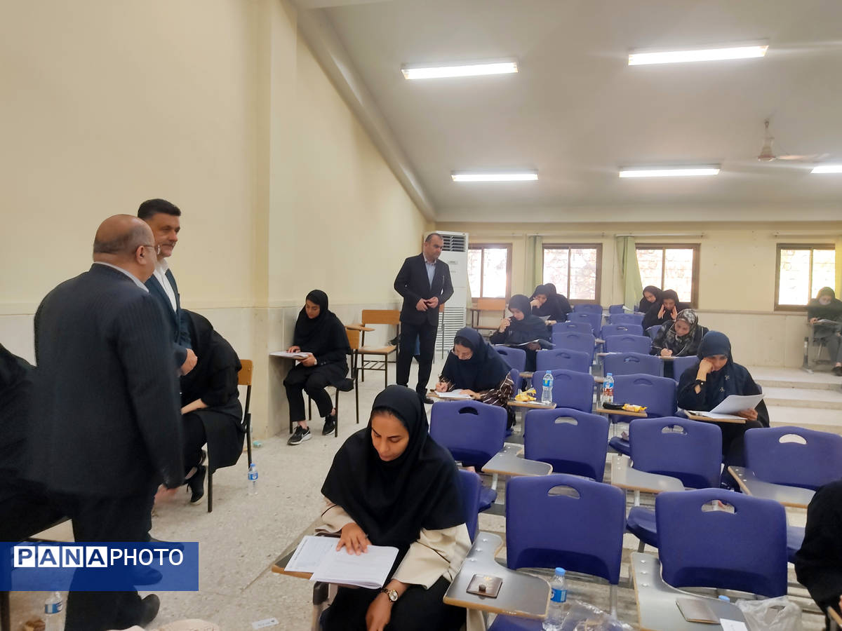 بازدید مدیرکل آموزش و پرورش مازندران از برگزاری آزمون‌ استخدامی فرهنگیان در بابلسر