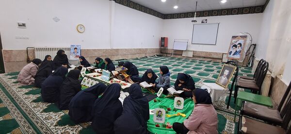 محفل انس با قرآن کریم در آموزشگاه شهید رزمی خلیل آباد