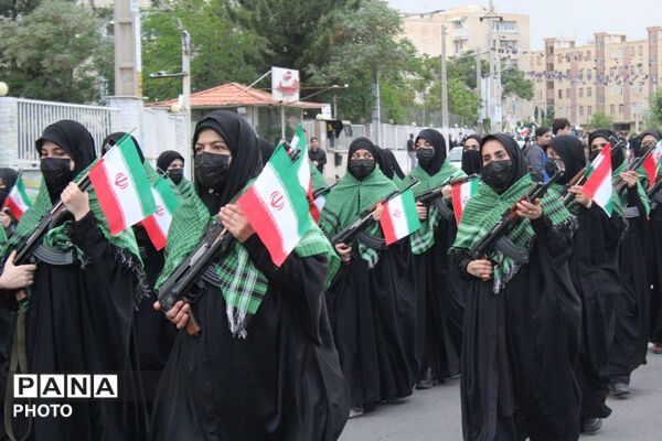 رزمایش اقتدار جان فدای دختران شهرستان ملارد