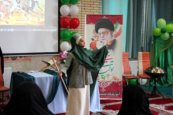 افتتاحیه مسابقات فرهنگی‌هنری «امید فردا» در مدرسه شاهد منتصرین ورامین
