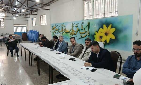 جلسه هماهنگی ۱۳ آبان و روز دانش‌آموز در شهر مهستان