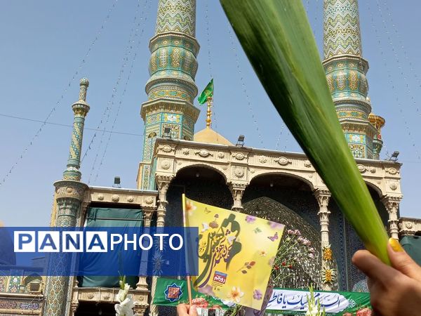 کاروان نمادین سالروز ورود حضرت معصومه(س) به قم 