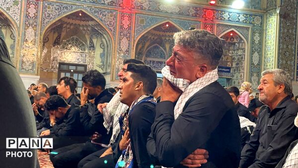 عزاداری سومین شب محرم در حریم سلطان آهو علی بن موسی الرضا(ع)