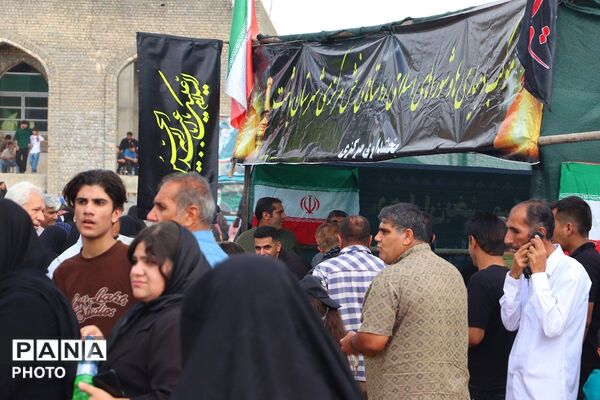 طنین نام حسین در سپیده‌دم باشت؛ از میدان خروجی تا آستانه‌ سیدمحمد