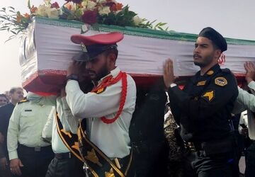 مراسم تشییع و تدفین پیکر مطهر شهید محمد فاتحی