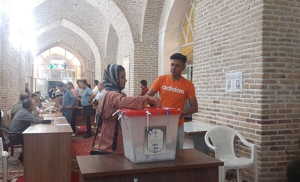 دقایق پایانی انتخابات ریاست‌جمهوری در شهرستان نیشابور 