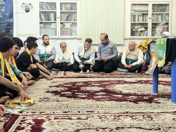 حضور خادمین رضوی در اعتکاف تشکیلاتی سازمان