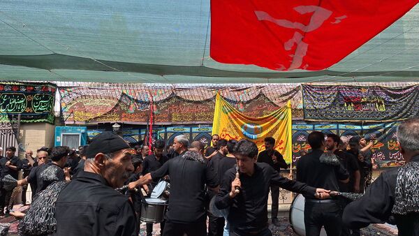 عاشورای حسینی در انگورستان ملک اصفهان