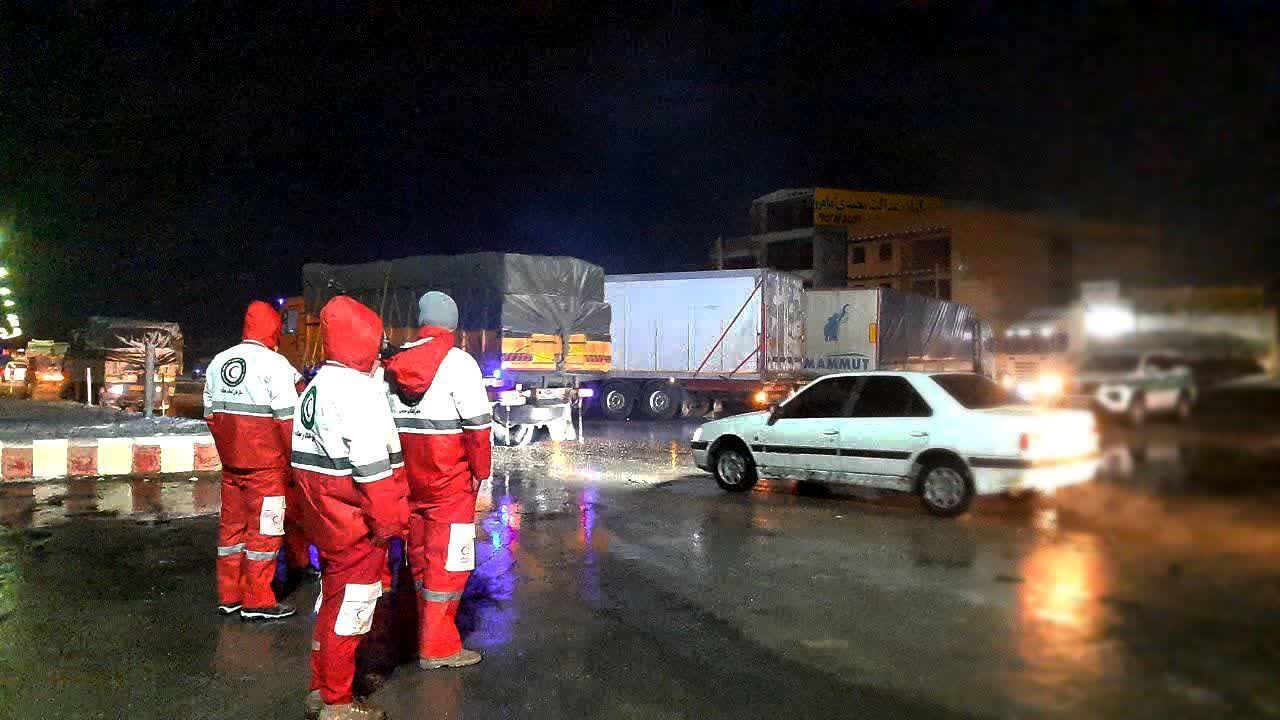 آماده‌باش هلال احمر در پی احتمال سیلاب در برخی جاده‌های کشور
