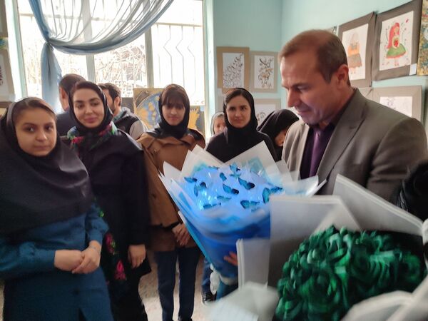 نمایشگاه ماها در هنرستان بصیرت آشخانه