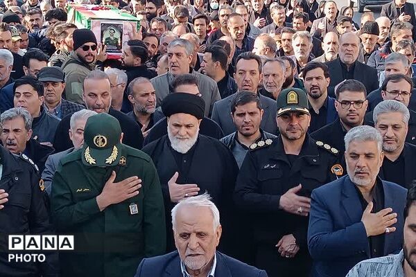تشییع و تدفین پیکر شهید امیرحسن کاظمی