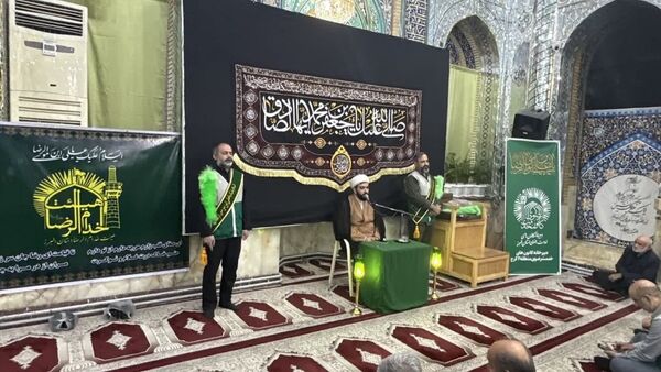 مردم کرج برای شهادت امام صادق (ع) یکپارچه سیاه پوش شدند