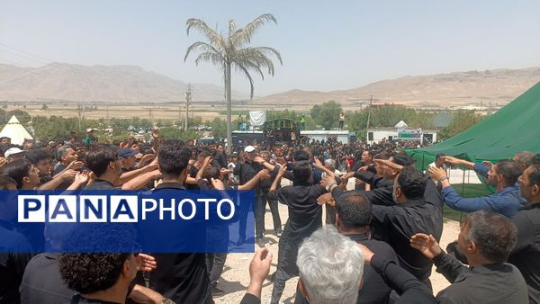 مراسم خیمه سوزان در شهر طاقانک