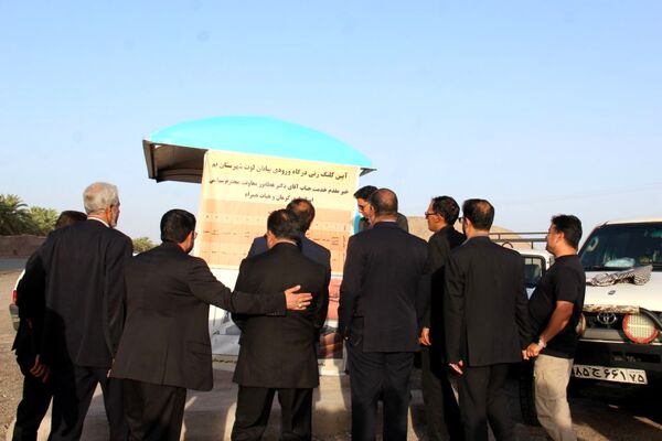 افتتاح و کلنگ‌زنی چندین طرح عمرانی در شهرستان بم 
