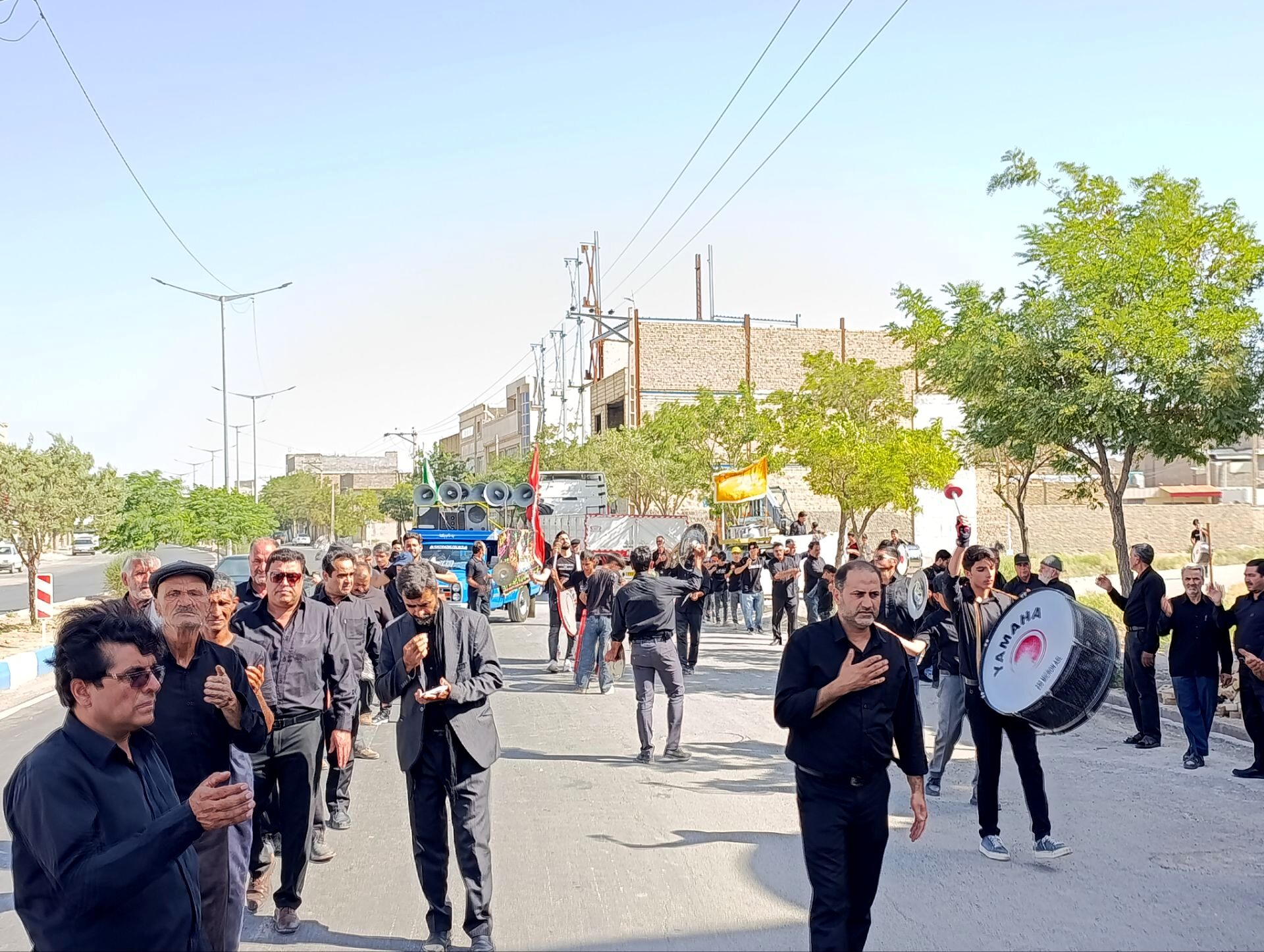 عزاداری هم نوا با علمدار کربلا 
