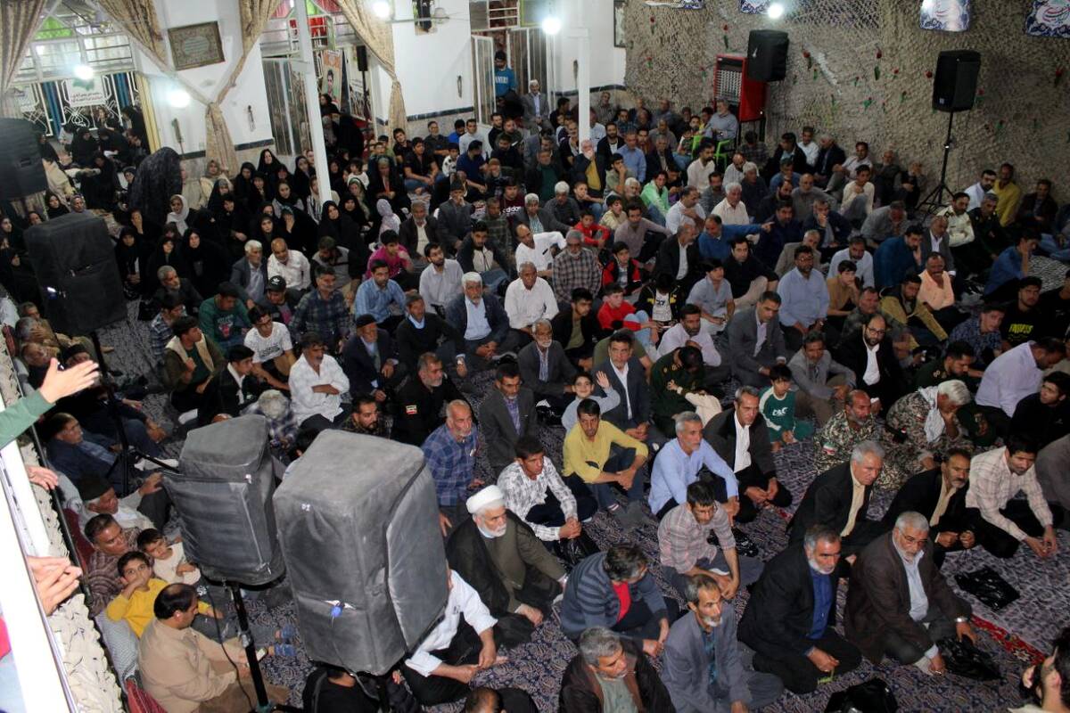برگزاری یادواره هشت سال دفاع مقدس و جنگ دوازده روزه در روستای جیج آباد(نیشابور)