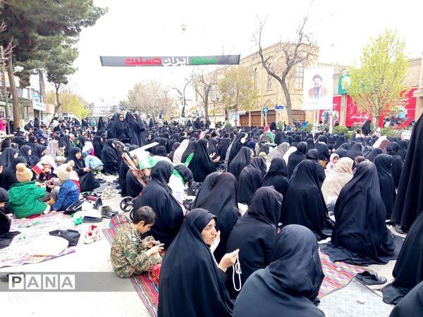 اقامه نماز عبادی سیاسی جمعه در روز قدس نیشابور 
