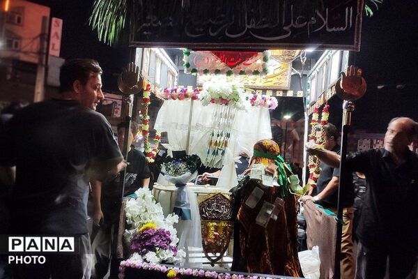مراسم تاسوعای حسینی در شهرستان قدس
