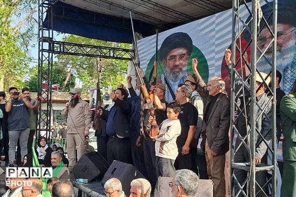 اجتماع سراسری «اقتدار ایران سرافراز» جان فدایان امام رضایی شهرستان ورامین